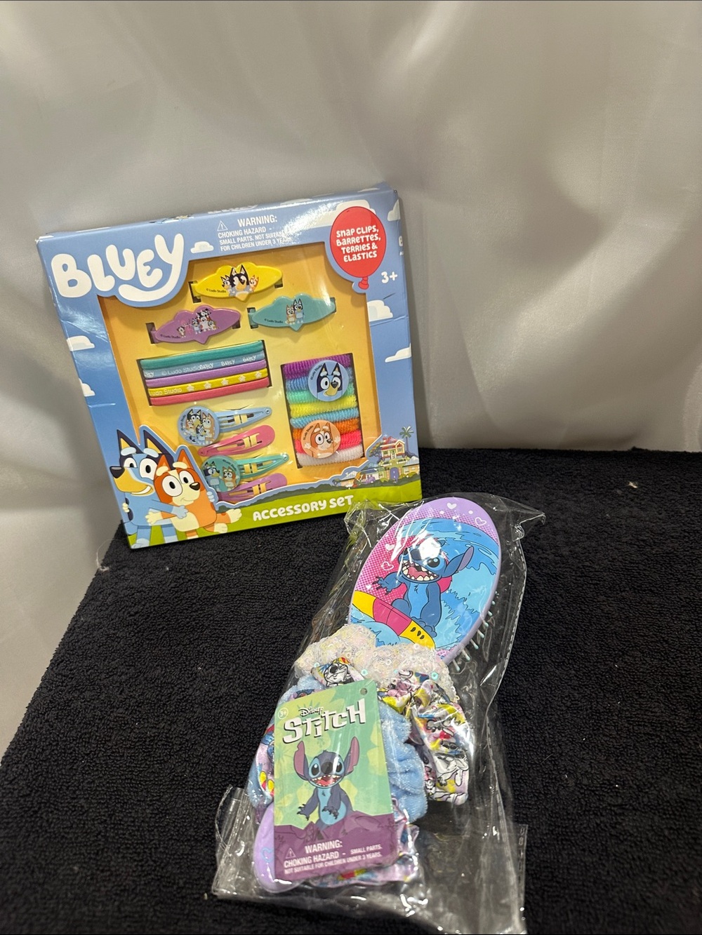 Kids Accessory Set & Lilo & Stitch Hair Accessories - Blue, Purple, Yellow